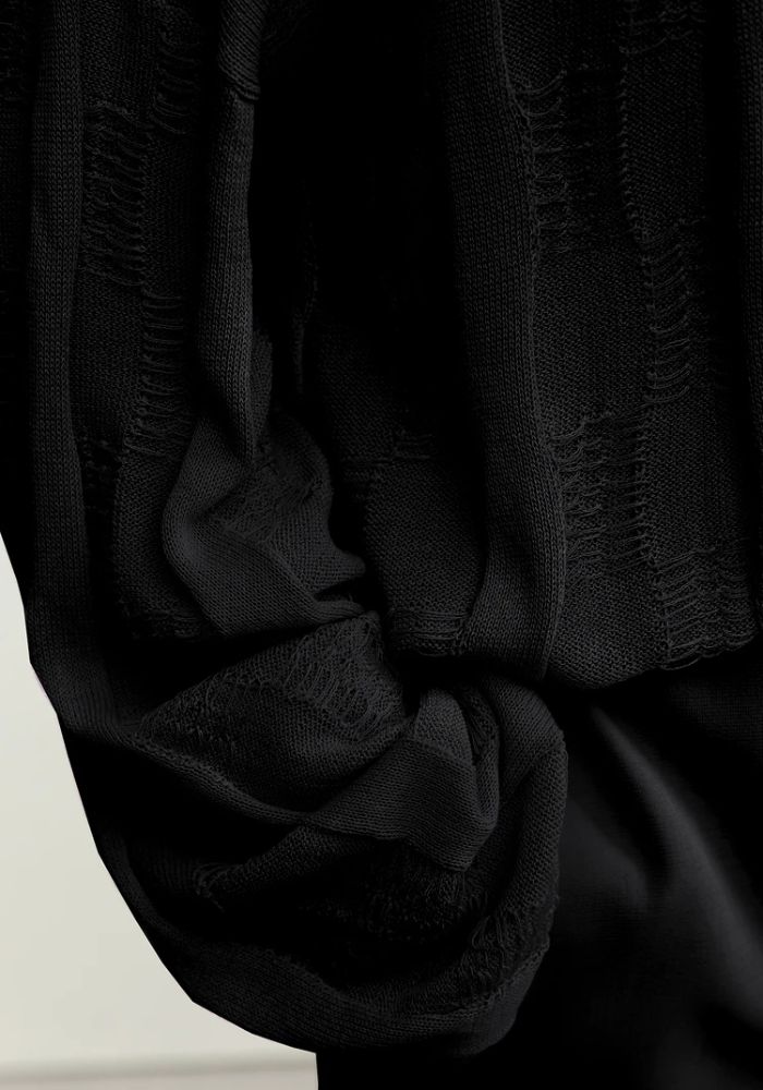 Loose Drop Sleeves Knit Sweaters