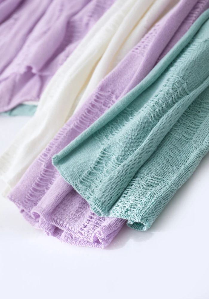 Loose Drop Sleeves Knit Sweaters