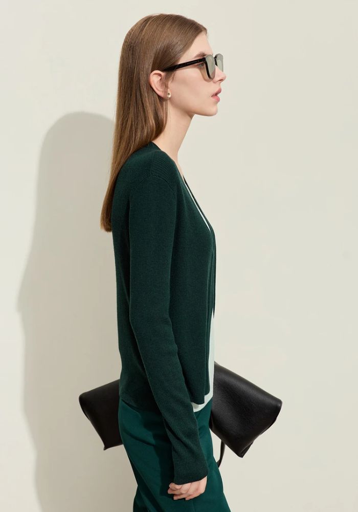 Fake Two-piece Knit Sweater