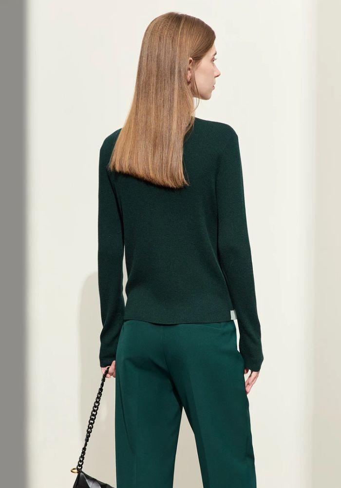 Fake Two-piece Knit Sweater