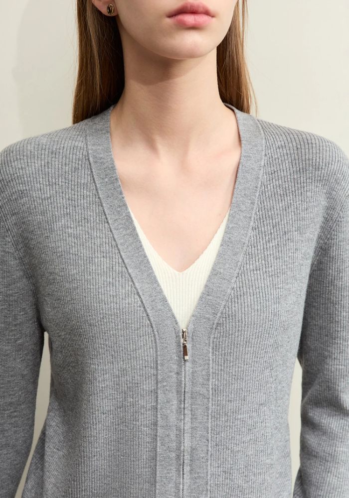 Fake Two-piece Knit Sweater