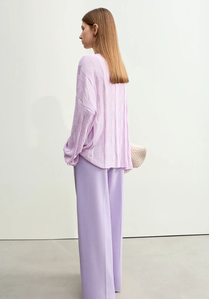 Loose Drop Sleeves Knit Sweaters