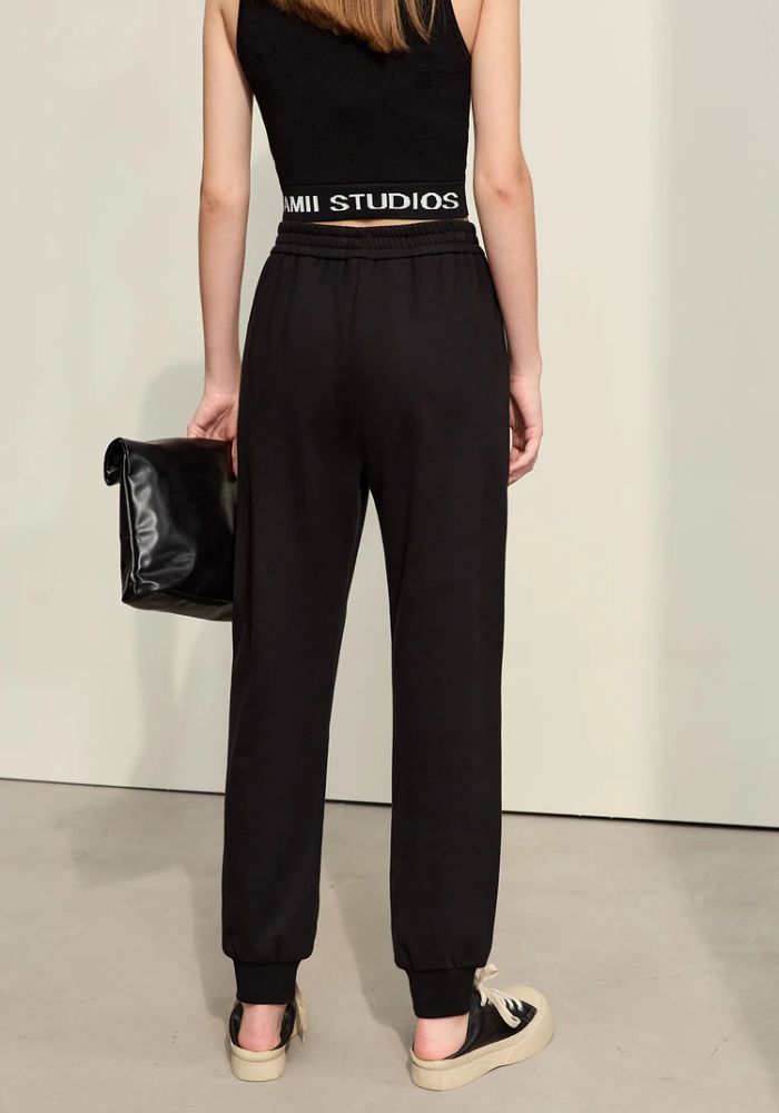 Letter Embroidery Sweatpants