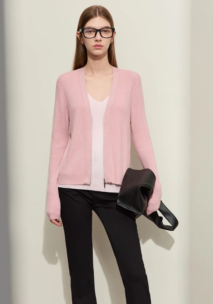 Fake Two-piece Knit Sweater