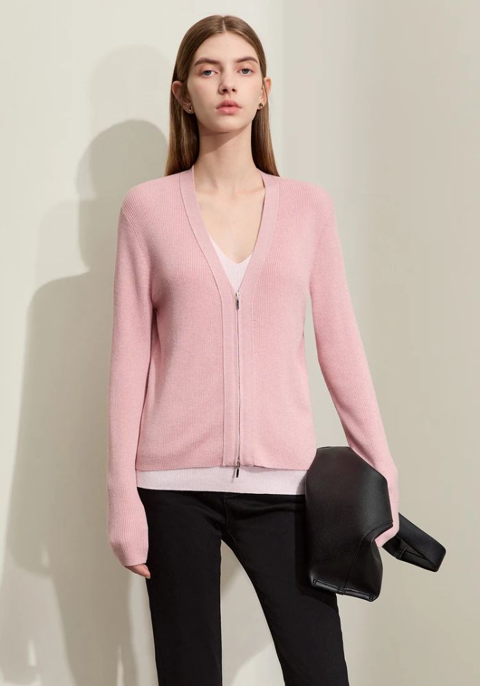Fake Two-piece Knit Sweater