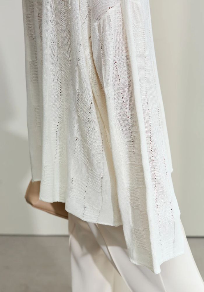 Loose Drop Sleeves Knit Sweaters