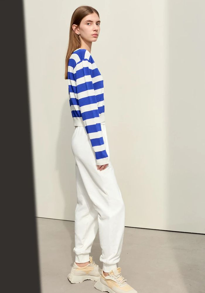 Letter Embroidery Sweatpants
