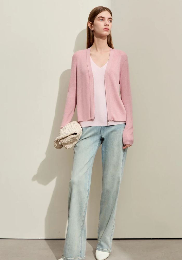 Fake Two-piece Knit Sweater