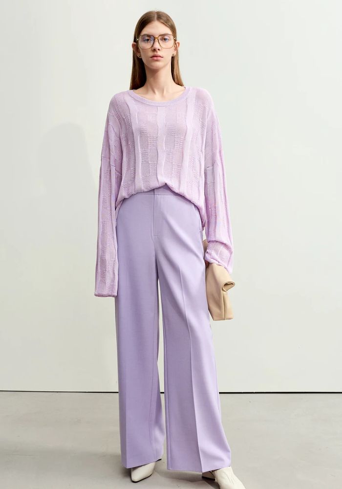 Loose Drop Sleeves Knit Sweaters