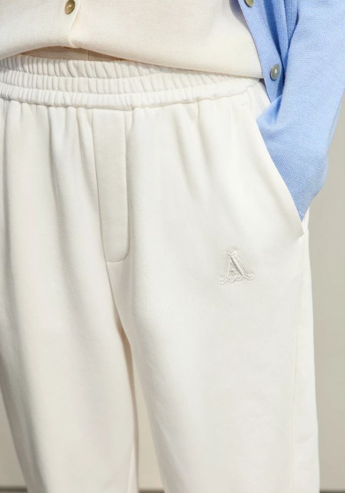 Letter Embroidery Sweatpants