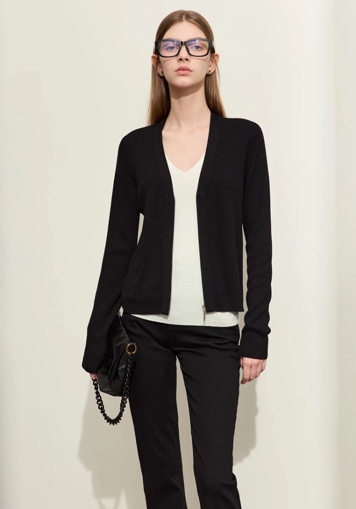 Fake Two-piece Knit Sweater