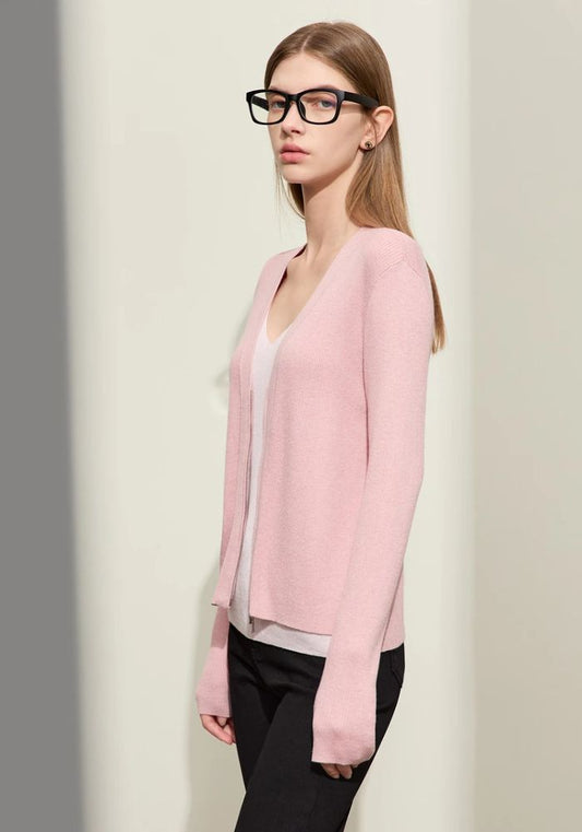 Fake Two-piece Knit Sweater