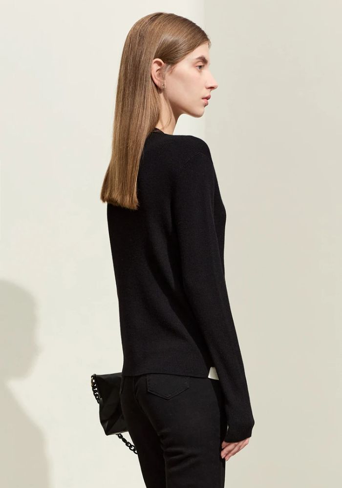 Fake Two-piece Knit Sweater