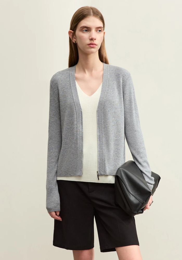 Fake Two-piece Knit Sweater
