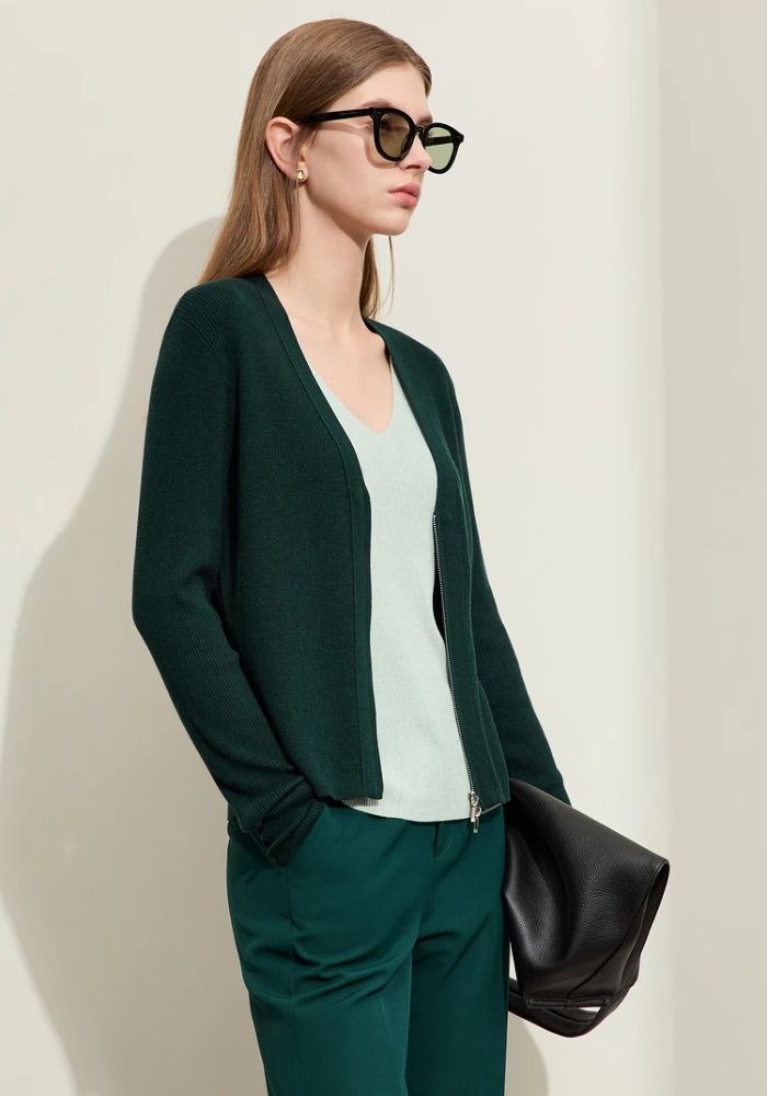 Fake Two-piece Knit Sweater