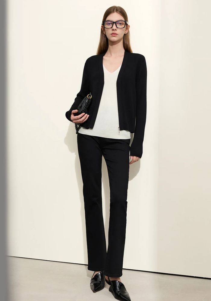 Fake Two-piece Knit Sweater