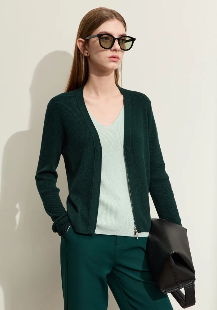 Fake Two-piece Knit Sweater