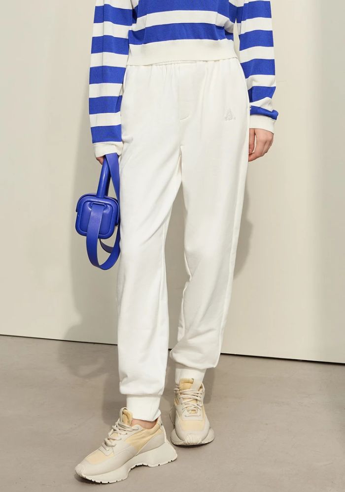 Letter Embroidery Sweatpants